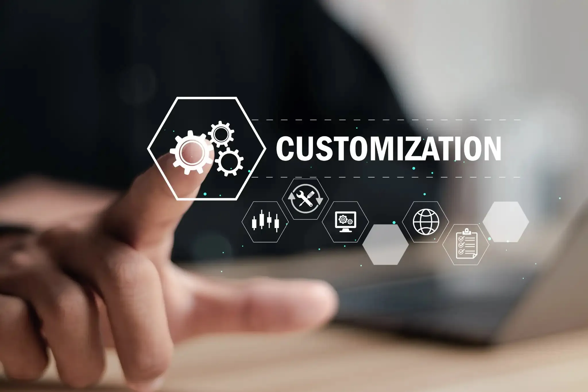 Symbolic image of event organiser customising a sponsorship package for an event sponsor.