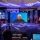 Virtual attendees at a hybrid event showcasing the future trends in corporate events.