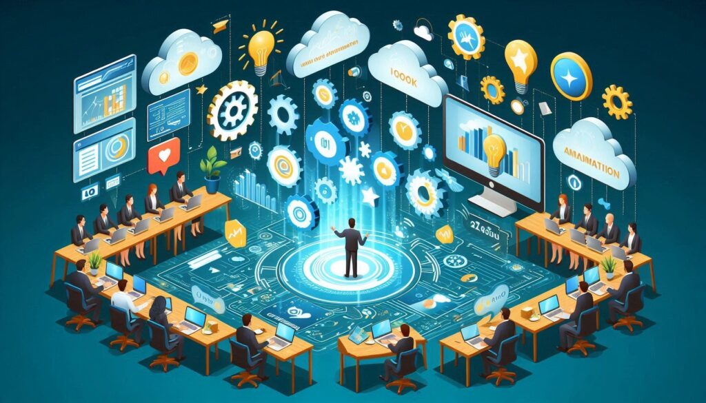 A concept image of how event organisers choose the right virtual event platform for hybrid events.