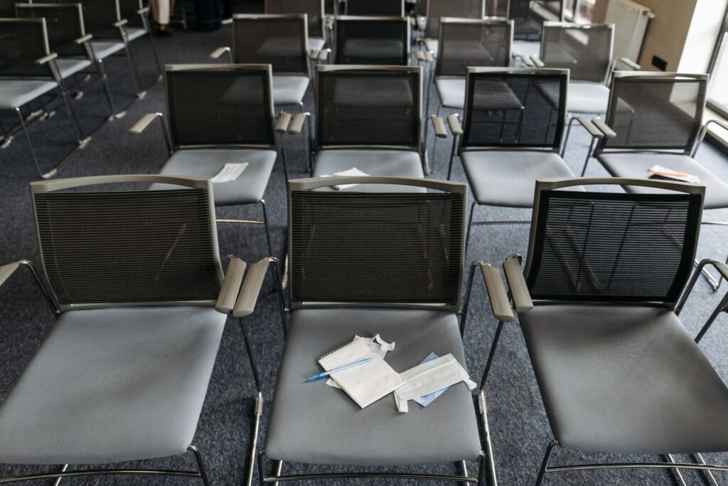 Event venue prepared for a corporate event management programme with sustainability considerations built into venue selection.